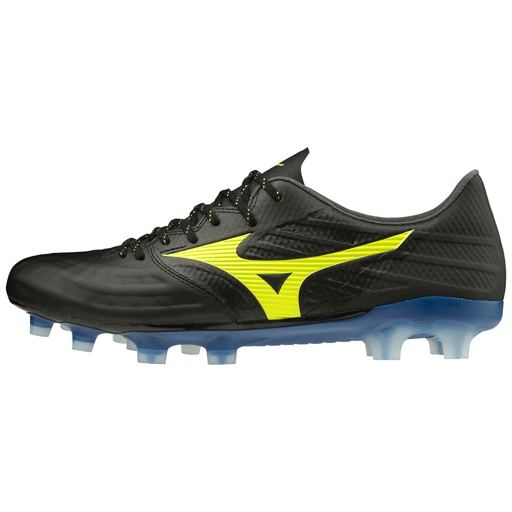 Tacos de Futbol Mizuno Rebula 3 Elite Para Mujer Negros/Amarillos 2784591-JH